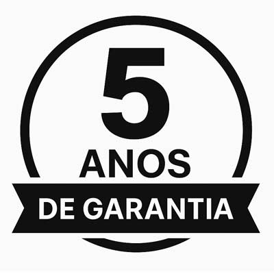 5 anos de garantia!